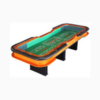 Professional 12FT Craps Table With Full Drink Rail And Padded Rim Cover (SAK76258)