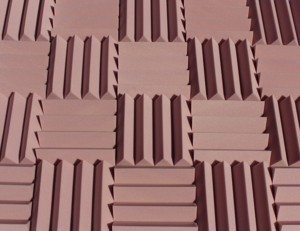 3 Inch Acoustic Foam Wedge Style Panels - 13 Color Options