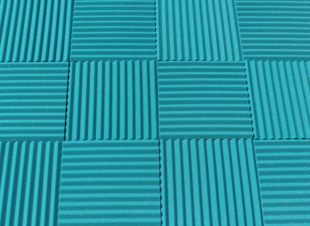 1 Inch Acoustic Foam Wedge Style Panels - 13 Color Options